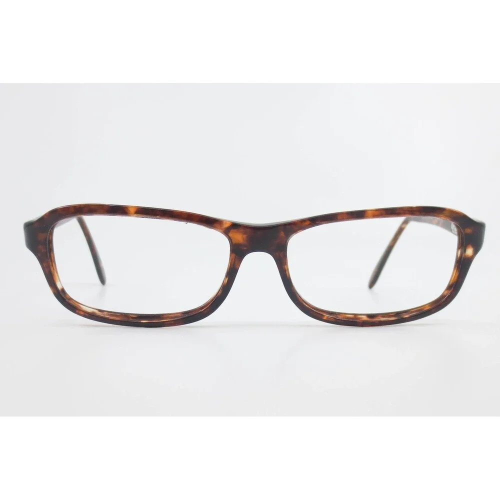 Kirkland Signature Mazatlan Havana Tortoise Rectangular Eyeglass Frames